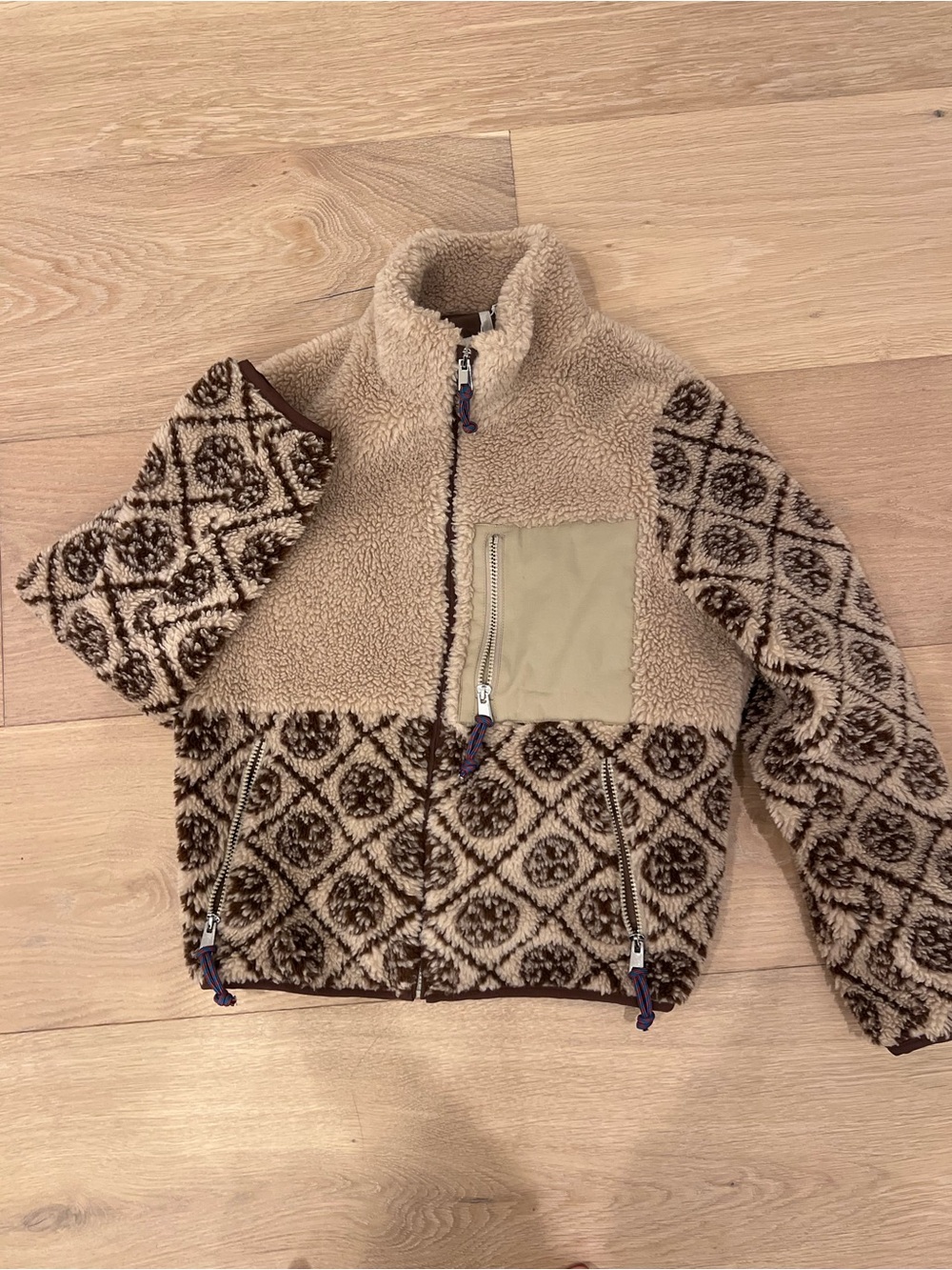 Tory Burch Sherpa patterned jacket